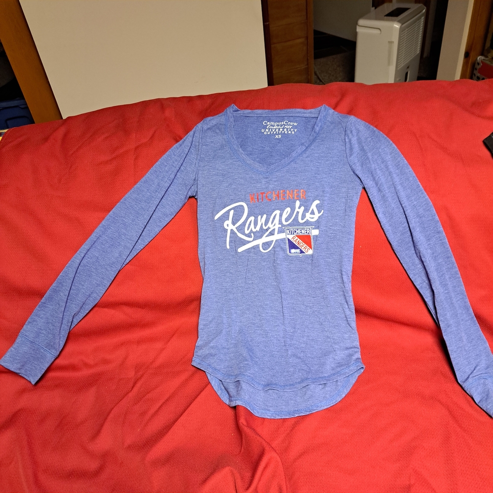 Kitchener Rangers Heather Blue Long Sleeve Tee